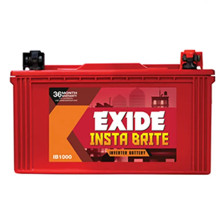 Exide Instabrite IB1000 (100AH) battery