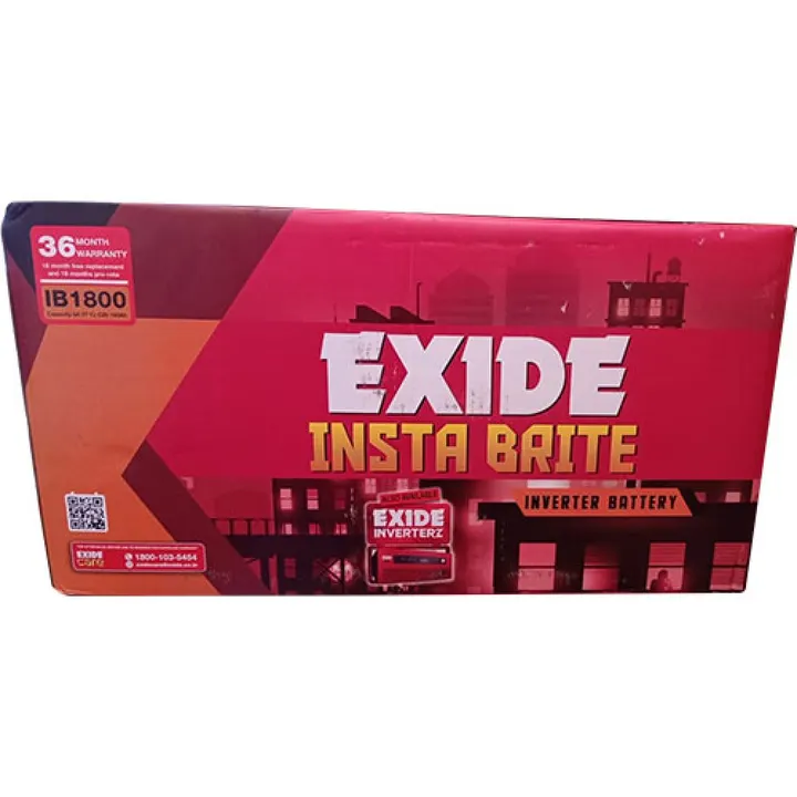 Exide InstaBrite IB1800 (180AH) battery
