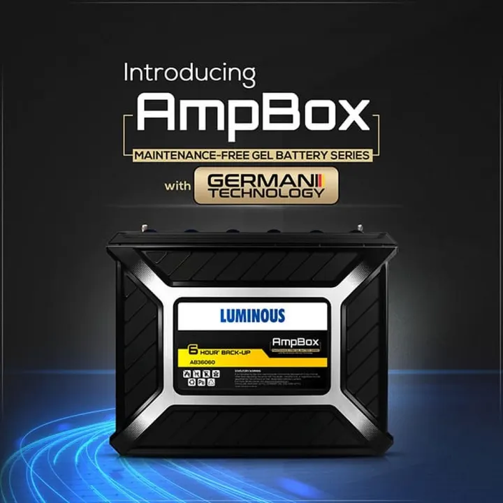 Luminous AmpBox gel Battery AB36060 battery