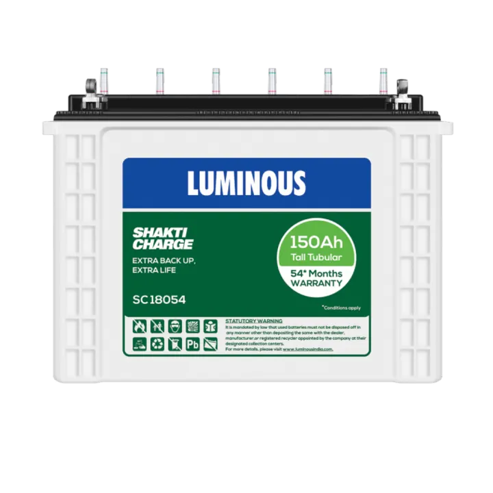 Luminous SHAKTI CHARGE SC18060 150AH battery